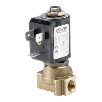 M&M 3/2-Way Direct-Acting Solenoid Valve, G 1/8", B397, RB397, SB397